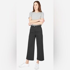 COPY - Everlane The Wide Leg Crop Pant | Size 8 | black